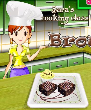 Sara Cooking Class Brownie Recipe Game For Girls 2013 New Online.JPG